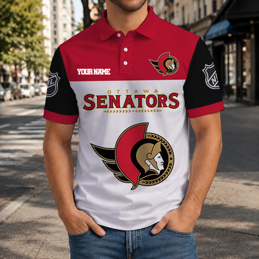 EXCLUSIVE EDITION - NEW CUSTOMIZED NHL29 OSN OTTAWA SENATORS T-SHIRT, POLO SHIRT, ZIP POLO SHIRT, SWEATSHIRT, HOODIE & ZIP HOODIE