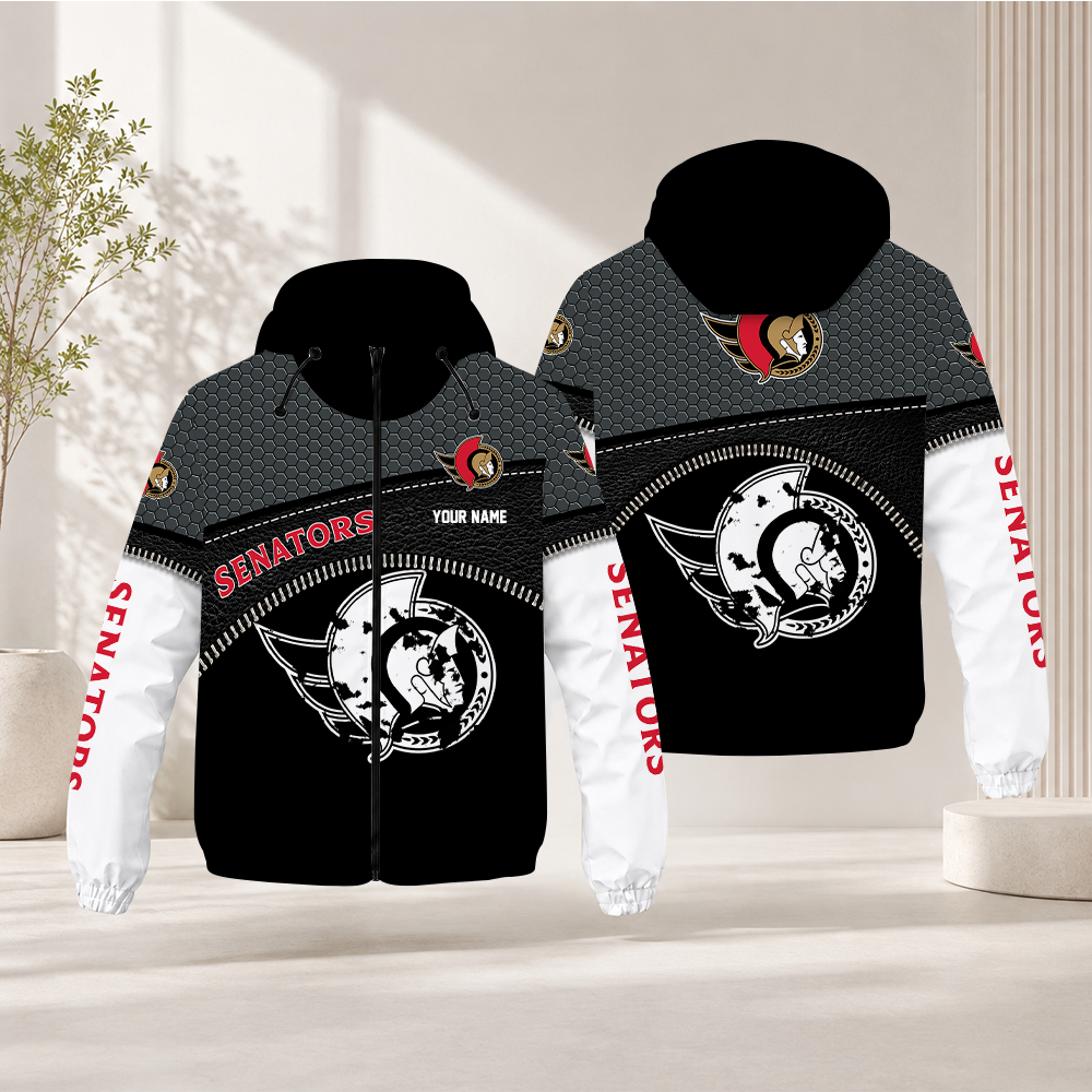 EXCLUSIVE EDITION - NEW CUSTOMIZED NHL29 OSN OTTAWA SENATORS WINDBREAKER JACKET