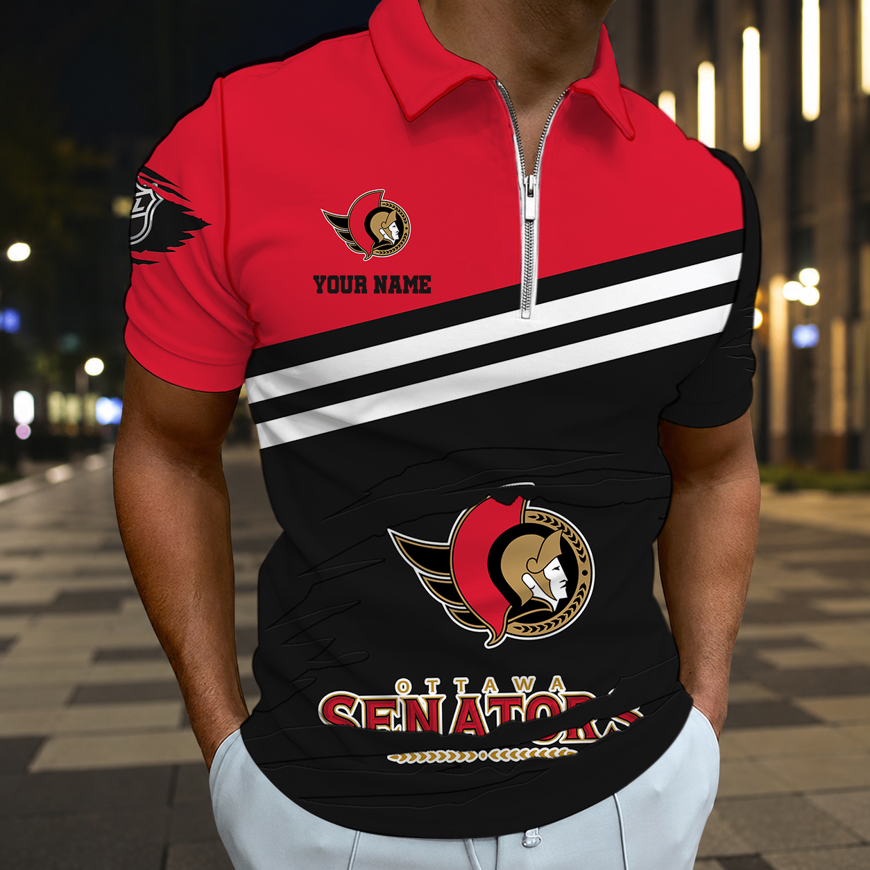 ELITE EDITION - NEW CUSTOMIZED NHL29 OSN OTTAWA SENATORS T-SHIRT, POLO SHIRT, ZIP POLO SHIRT, SWEATSHIRT, HOODIE & ZIP HOODIE