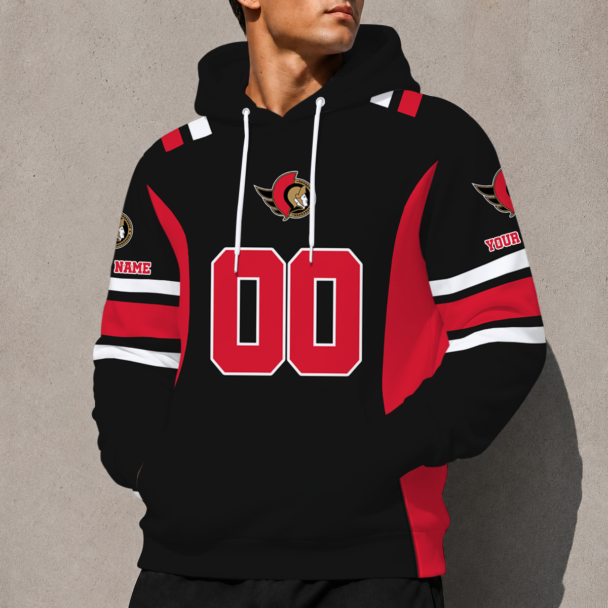 ELITE EDITION - NEW CUSTOMIZED NHL29 OSN OTTAWA SENATORS HOODIE, ZIP HOODIE, T-SHIRT, POLO SHIRT, ZIP POLO SHIRT & SWEATSHIRT