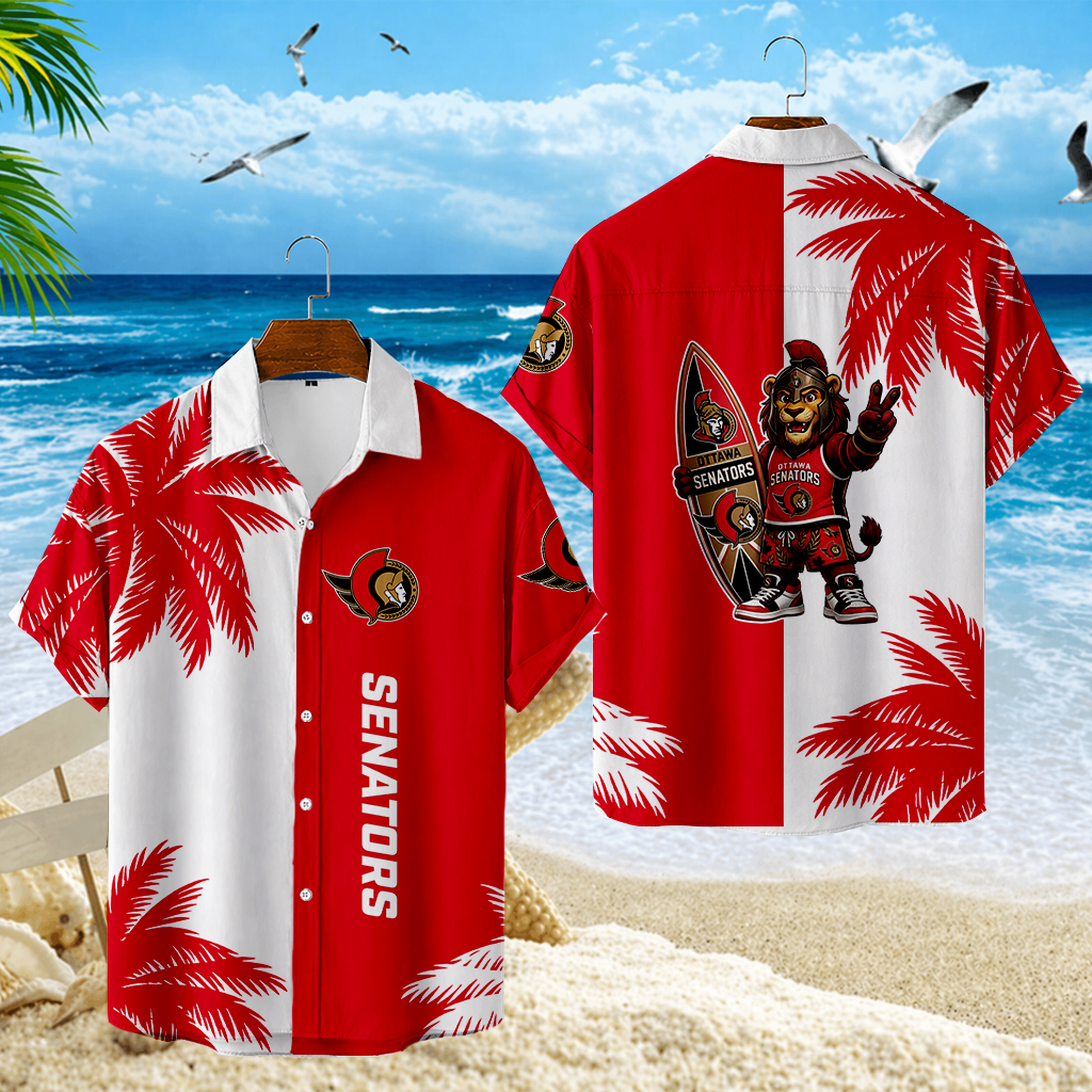 LIMITED EDITION - NEW CUSTOMIZED NHL29 OSN OTTAWA SENATORS UNISEX HAWAIIAN SHIRT