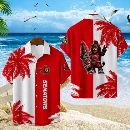 LIMITED EDITION - NEW CUSTOMIZED NHL29 OSN OTTAWA SENATORS UNISEX HAWAIIAN SHIRT
