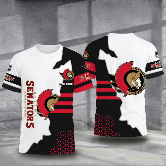 LIMITED EDITION - NEW CUSTOMIZED NHL29 OSN OTTAWA SENATORS T-SHIRT, POLO SHIRT, ZIP POLO SHIRT, SWEATSHIRT, HOODIE & ZIP HOODIE