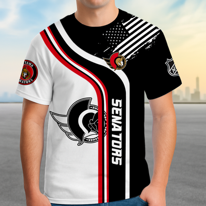 ELITE EDITION - NEW CUSTOMIZED NHL29 OSN OTTAWA SENATORS POLO SHIRT, ZIP POLO SHIRT & T-SHIRTS