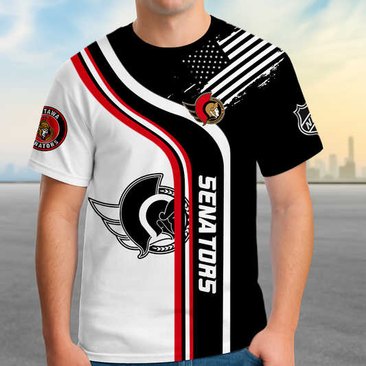 ELITE EDITION - NEW CUSTOMIZED NHL29 OSN OTTAWA SENATORS POLO SHIRT, ZIP POLO SHIRT & T-SHIRTS
