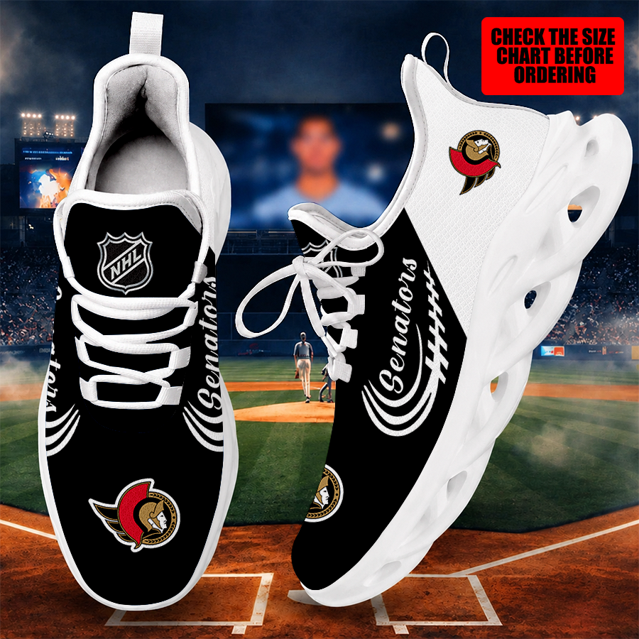 [SUPER SALE ] NEW CUSTOMIZED NHL29 OSN OTTAWA SENATORS MAX SOUL SHOES