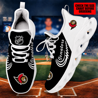[SUPER SALE ] NEW CUSTOMIZED NHL29 OSN OTTAWA SENATORS MAX SOUL SHOES