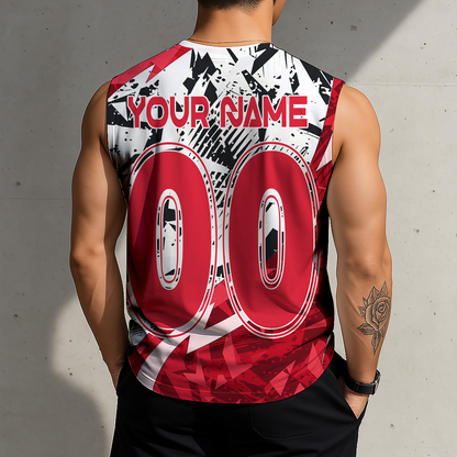 LIMITED EDITION - NEW CUSTOMIZED NHL29 OSN OTTAWA SENATORS TANK TOP & GYM SHIRT