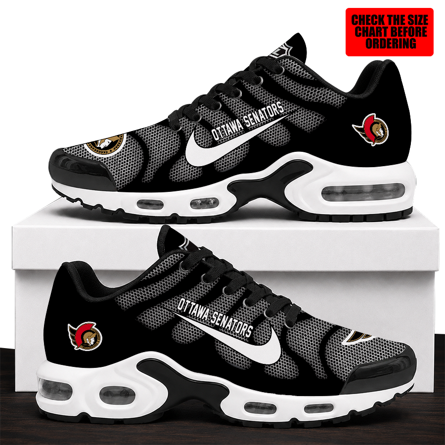 [SUPER SALE] NEW CUSTOMIZED NHL29 OSN OTTAWA SENATORS AIR MAX PLUS SNEAKERS