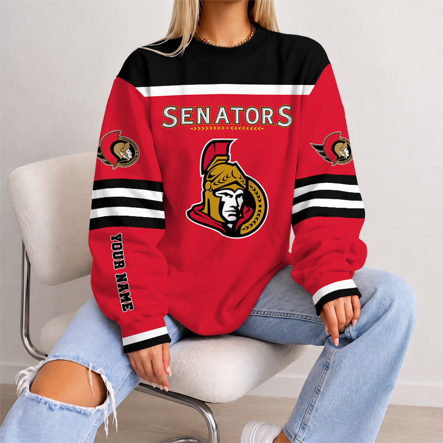 [SUPER SALE] NEW CUSTOMIZED NHL29 OSN OTTAWA SENATORS UNISEX SWEATSHIRT