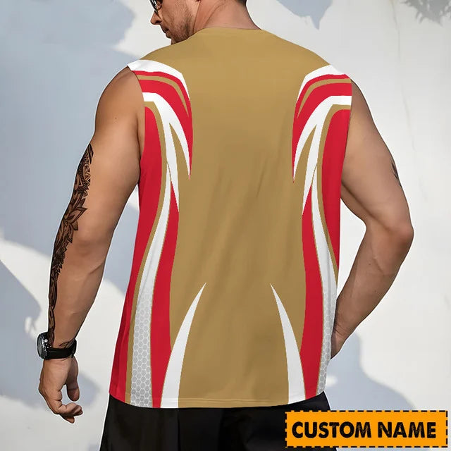 LIMITED EDITION - NEW CUSTOMIZED NHL29 OSN OTTAWA SENATORS TANK TOP & GYM SHIRT