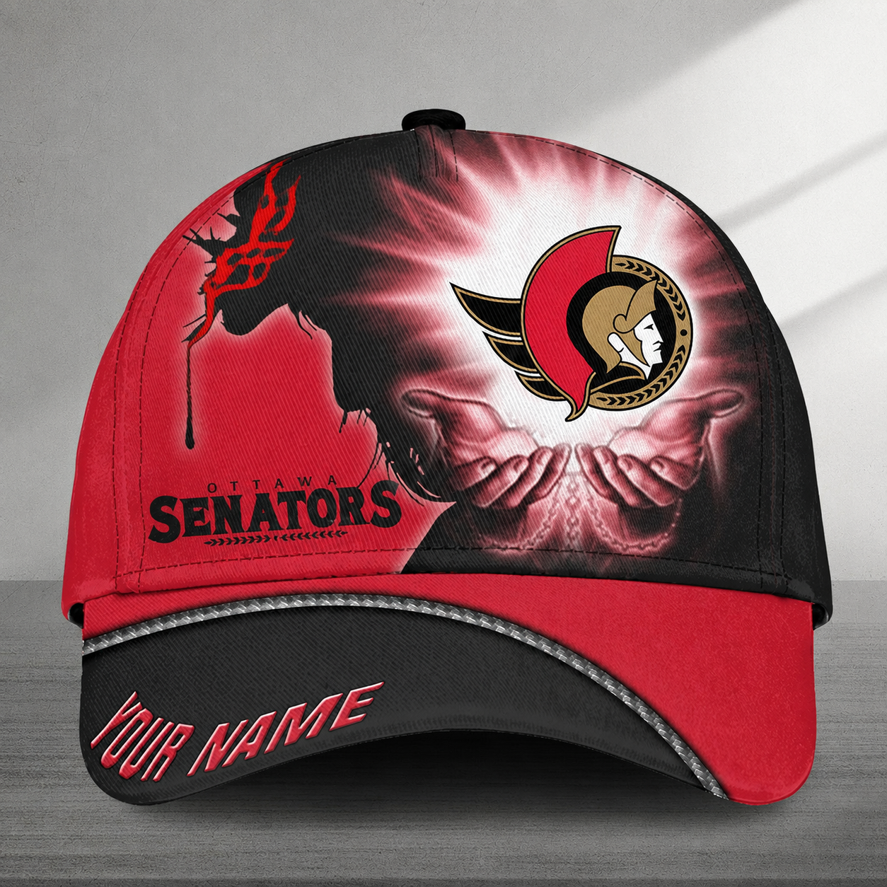 LIMITED EDITION - NEW CUSTOMIZED NHL29 OSN OTTAWA SENATORS CLASSIC CAP
