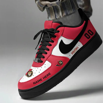 [SUPER SALE] NEW CUSTOMIZED NHL29 OSN OTTAWA SENATORS AF1 SHOES