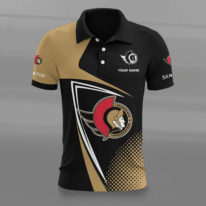 [SUPER SALE] NEW CUSTOMIZED NHL29 OSN OTTAWA SENATORS POLO SHIRT