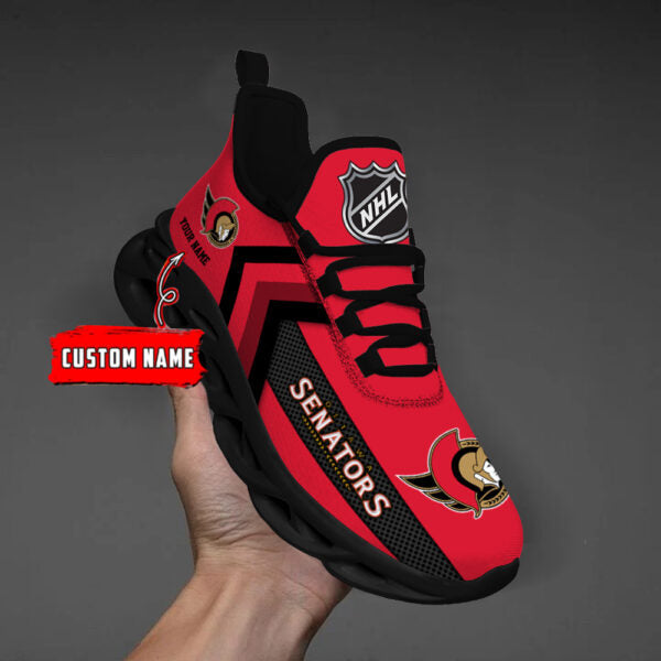 [SUPER SALE ] NEW CUSTOMIZED NHL29 OSN OTTAWA SENATORS MAX SOUL SHOES
