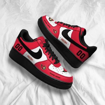 [SUPER SALE] NEW CUSTOMIZED NHL29 OSN OTTAWA SENATORS AF1 SHOES
