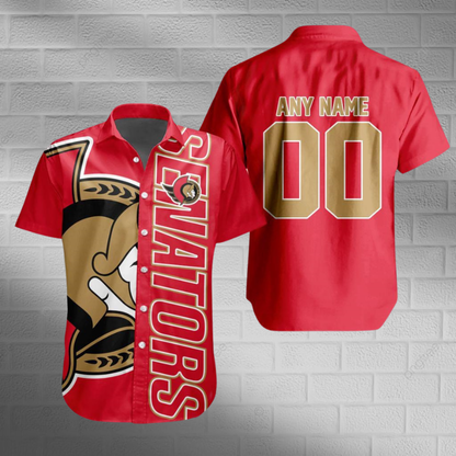 [SUPER SALE] NEW CUSTOMIZED NHL29 OSN OTTAWA SENATORS UNISEX HAWAIIAN SHIRT