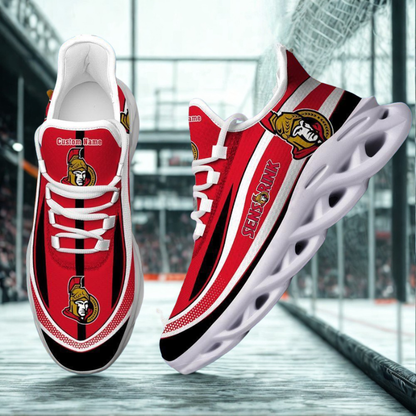 [SUPER SALE ] NEW CUSTOMIZED NHL29 OSN OTTAWA SENATORS MAX SOUL SHOES
