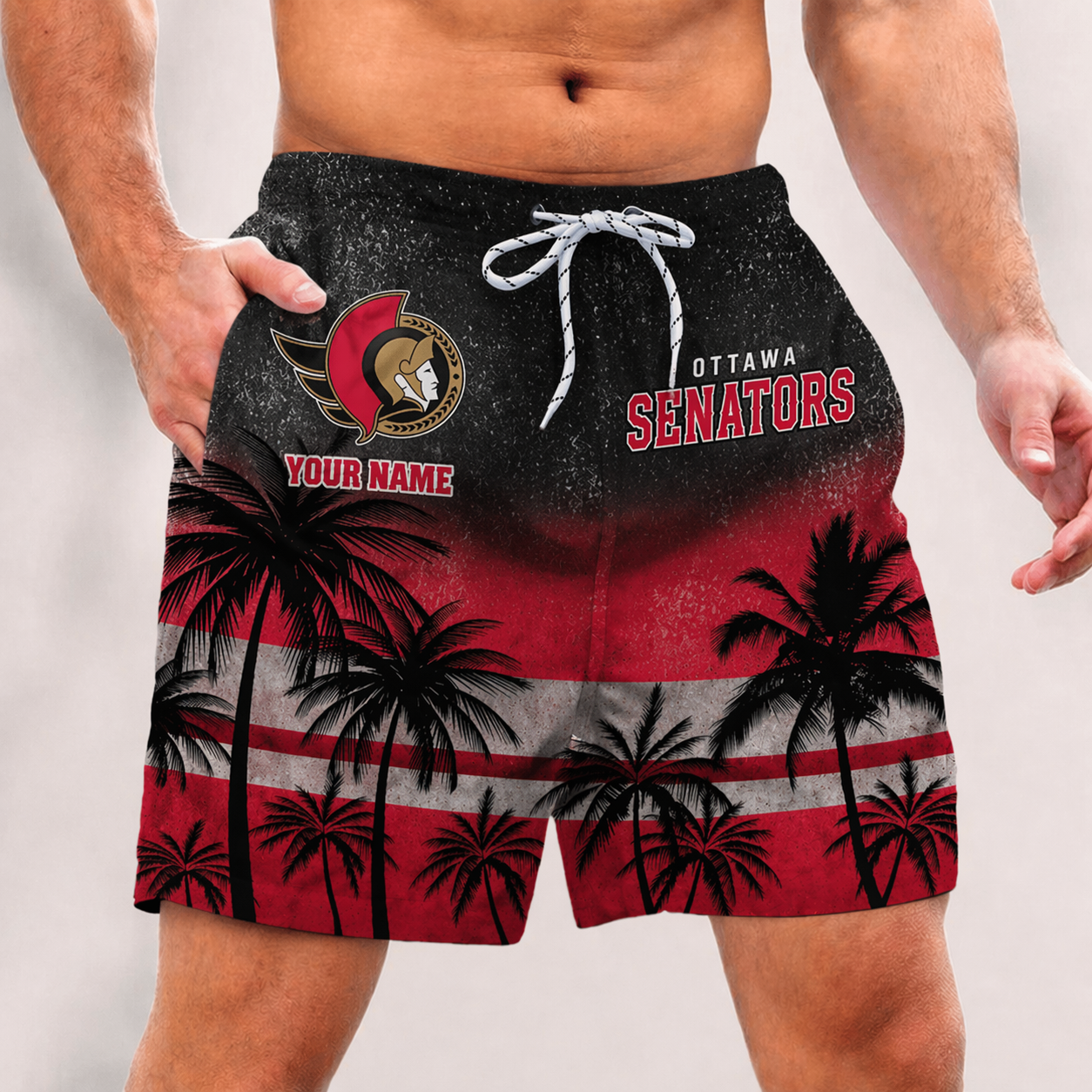 LIMITED EDITION - NEW PREMIUM NHL29 OT SENATORS SHORT PANTS