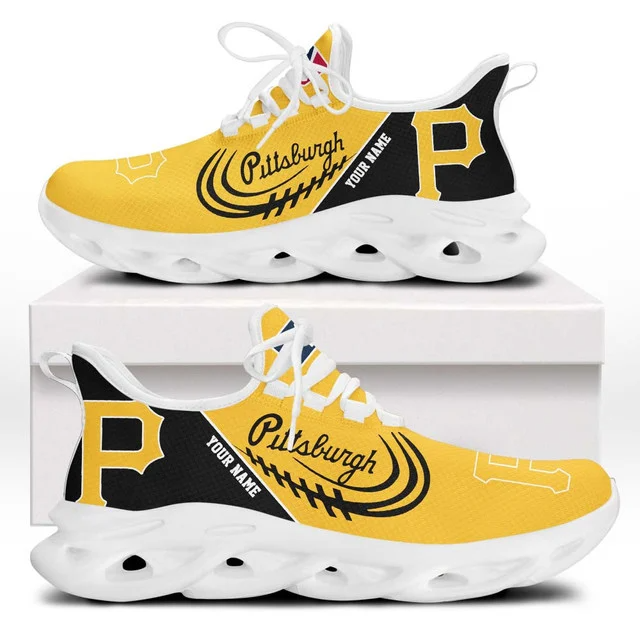 LIMITED EDITION - NEW CUSTOMIZED MLB29 PHP PITTSBURGH PIRATES PREMIUM CLUNKY SNEAKERS