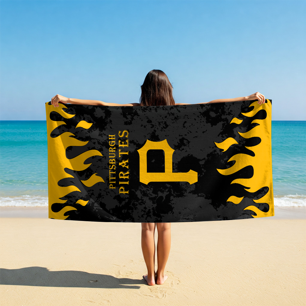 LIMITED EDITION - NEW CUSTOMIZED MLB29 PHP PITTSBURGH PIRATES BEACH TOWEL FOR FAN