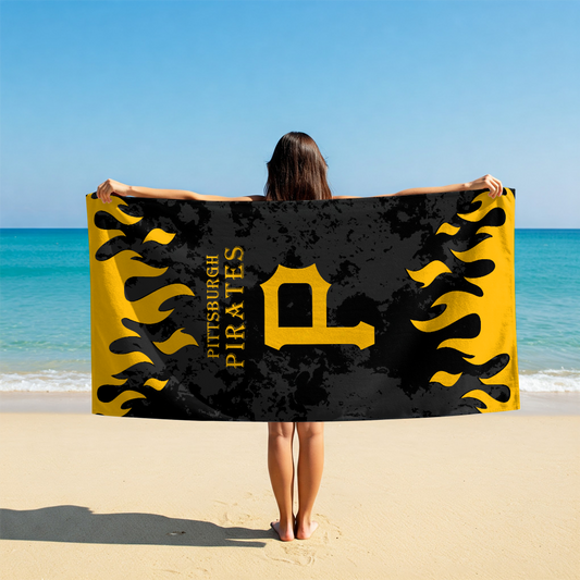 LIMITED EDITION - NEW CUSTOMIZED MLB29 PHP PITTSBURGH PIRATES BEACH TOWEL FOR FAN