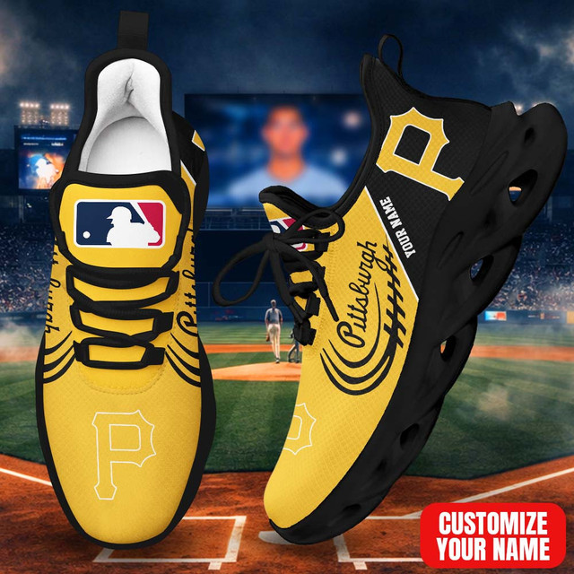 LIMITED EDITION - NEW CUSTOMIZED MLB29 PHP PITTSBURGH PIRATES PREMIUM CLUNKY SNEAKERS