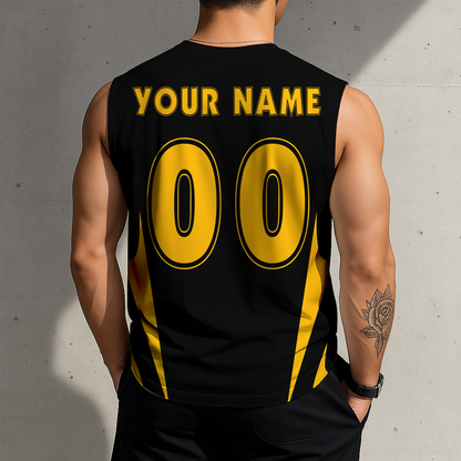 LIMITED EDITION - NEW CUSTOMIZED MLB29 PHP PITTSBURGH PIRATES MEN'S GYM SHIRT