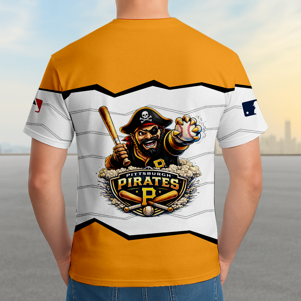 LIMITED EDITION - NEW CUSTOMIZED MLB29 PHP PITTSBURGH PIRATES UNISEX T-SHIRT, SWEASHIRTS, HOODIE & JACKETS