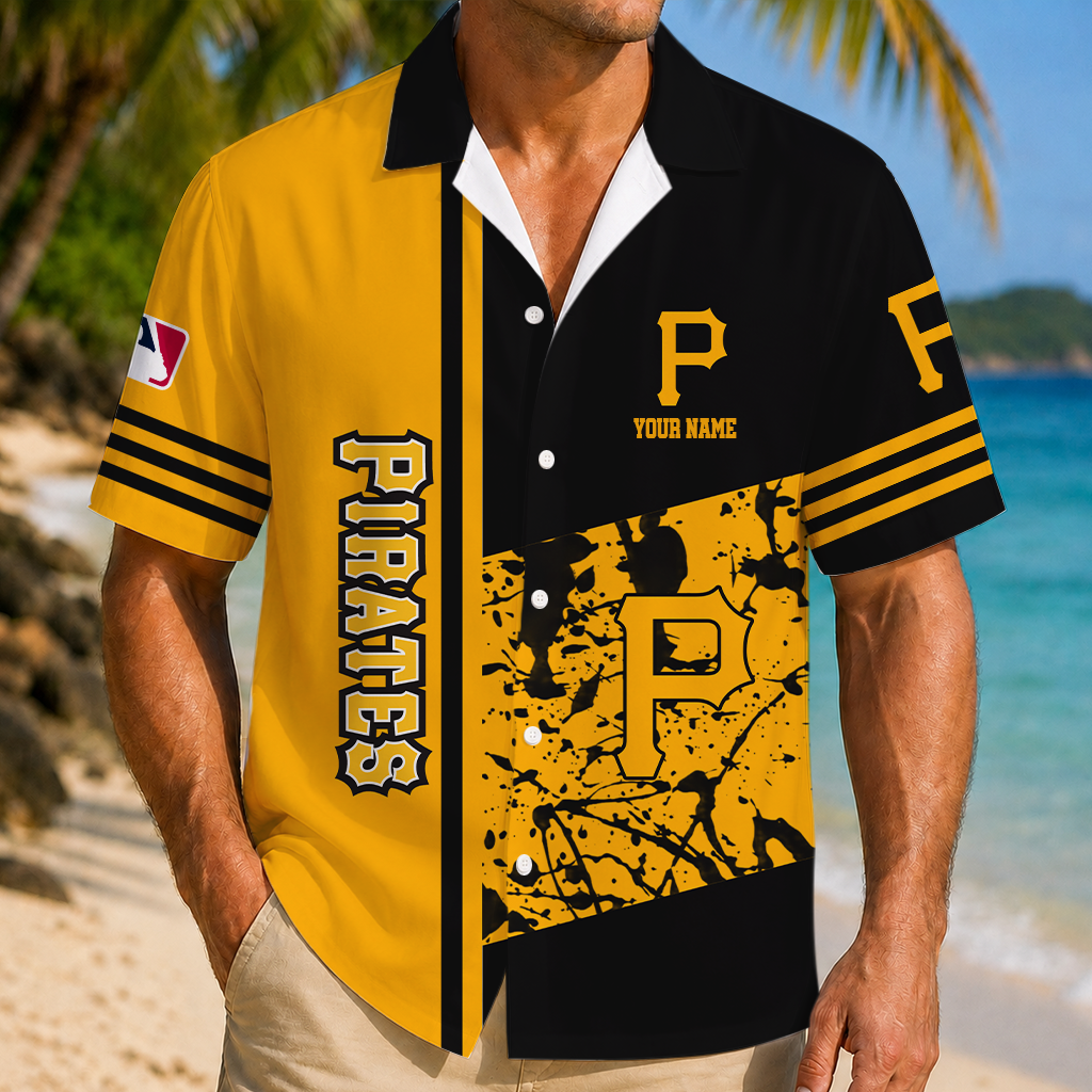 LIMITED EDITION - NEW CUSTOMIZED MLB29 PHP PITTSBURGH PIRATES UNISEX HAWAIIAN SHIRT
