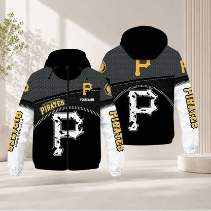 LIMITED EDITION - NEW CUSTOMIZED MLB29 PHP PITTSBURGH PIRATES WINDBREAKER JACKET