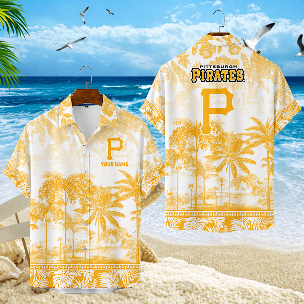LIMITED EDITION - NEW CUSTOMIZED MLB29 PHP PITTSBURGH PIRATES UNISEX HAWAIIAN SHIRT