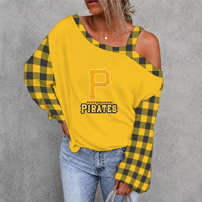 [FLASH SALE] NEW CUSTOMIZED MLB29 PHP PITTSBURGH PIRATES DROP SHOULDER SWEATSHIRT