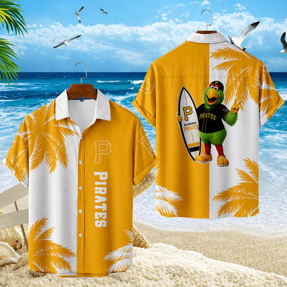 LIMITED EDITION - NEW CUSTOMIZED MLB29 PHP PITTSBURGH PIRATES UNISEX HAWAIIAN SHIRT