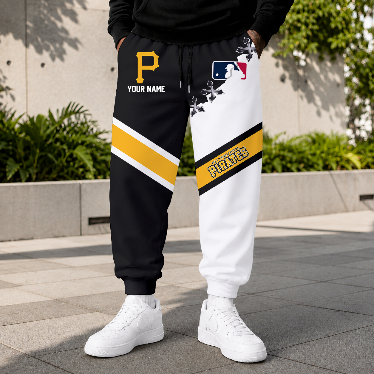 LIMITED EDITION - NEW CUSTOMIZED MLB29 PHP PITTSBURGH PIRATES SWEATPANTS