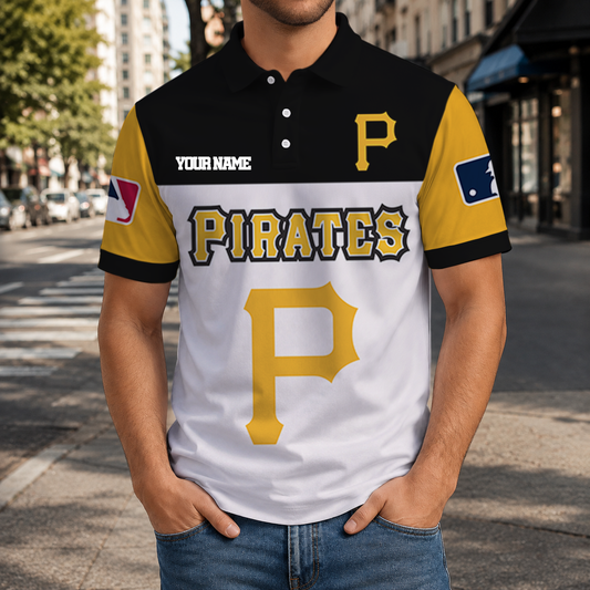 LIMITED EDITION - NEW CUSTOMIZED MLB29 PHP PITTSBURGH PIRATES T-SHIRT, POLO SHIRT, ZIP POLO SHIRT, SWEATSHIRT, HOODIE & ZIP HOODIE