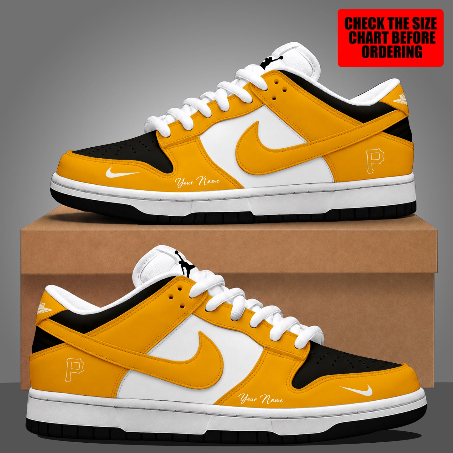 [FLASH SALE] NEW CUSTOMIZED MLB29 PHP PITTSBURGH PIRATES DUNK LOW SHOES