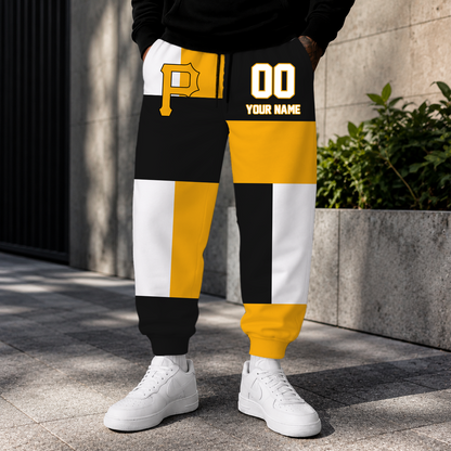 ELITE EDITION - NEW CUSTOMIZED MLB29 PHP PITTSBURGH PIRATES SWEATPANTS