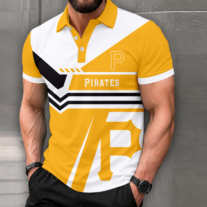 LIMITED EDITION - NEW CUSTOMIZED MLB29 PHP PITTSBURGH PIRATES POLO SHIRT, ZIP POLO SHIRT & T-SHIRTS