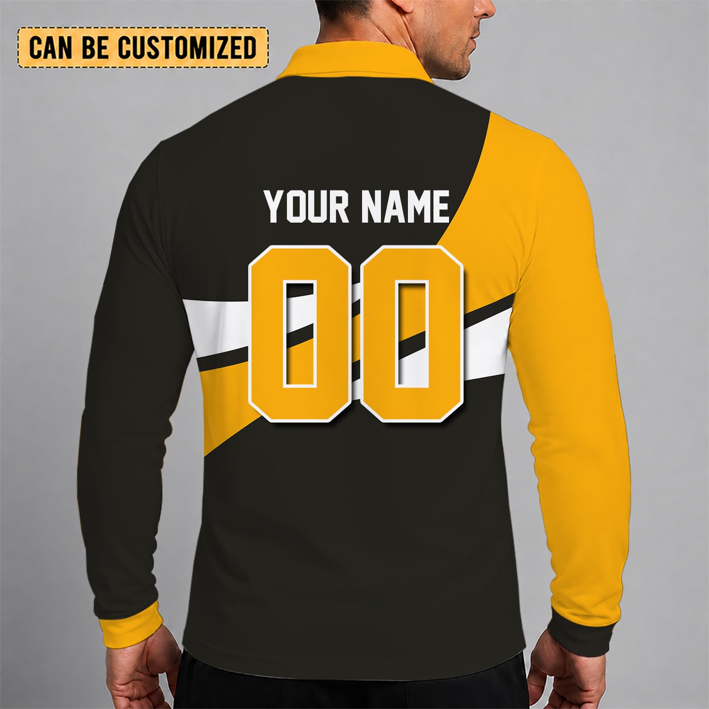 [FLASH SALE] NEW CUSTOMIZED MLB29 PHP PITTSBURGH PIRATES MEN'S LONG SLEEVE POLO