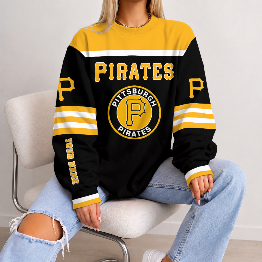 [FLASH SALE] NEW CUSTOMIZED MLB29 PHP PITTSBURGH PIRATES UNISEX SWEATSHIRT