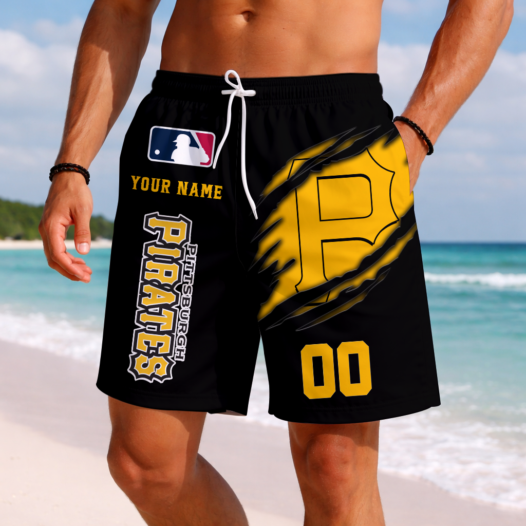 LIMITED EDITION - NEW PREMIUM MLB29 PHP PITTSBURGH PIRATES SHORT PANTS