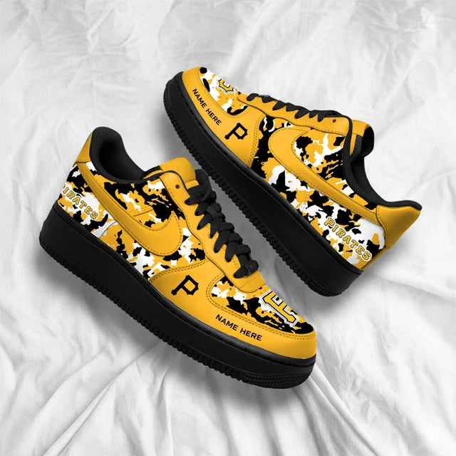 [FLASH SALE] NEW CUSTOMIZED MLB29 PHP PITTSBURGH PIRATES AF1 SHOES