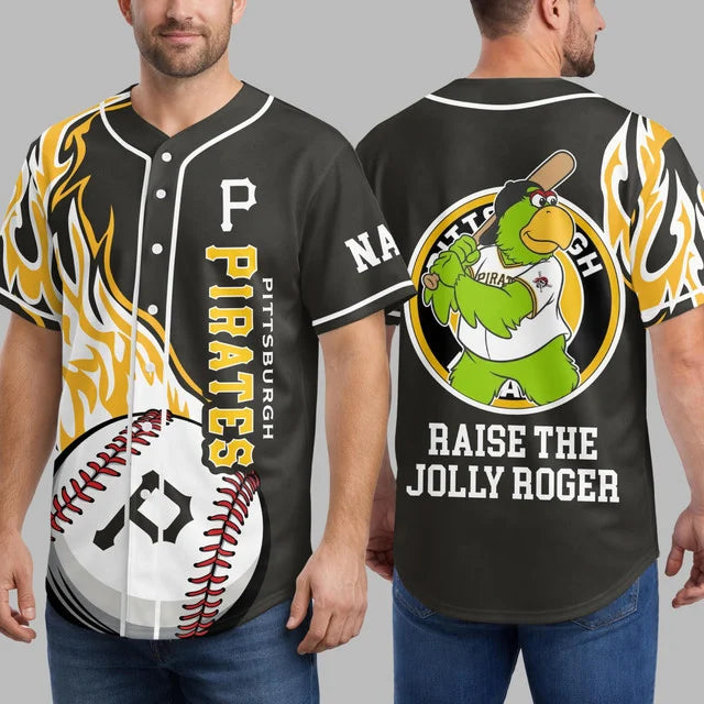 [FLASH SALE] NEW CUSTOMIZED MLB29 PHP PITTSBURGH PIRATES BASEBALL JERSEY