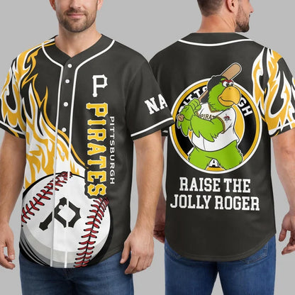 [FLASH SALE] NEW CUSTOMIZED MLB29 PHP PITTSBURGH PIRATES BASEBALL JERSEY