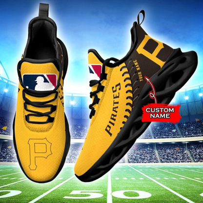 [FLASH SALE] NEW CUSTOMIZED MLB29 PHP PITTSBURGH PIRATES MAX SOUL SHOES