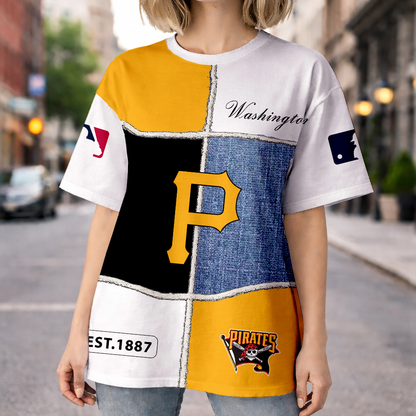 LIMITED EDITION - NEW CUSTOMIZED MLB29 PHP PITTSBURGH PIRATES UNISEX T-SHIRT, POLO, HOODIE & JACKETS