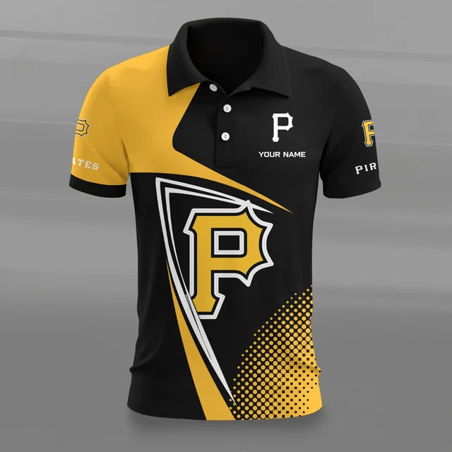 [FLASH SALE] NEW CUSTOMIZED MLB29 PHP PITTSBURGH PIRATES POLO SHIRT