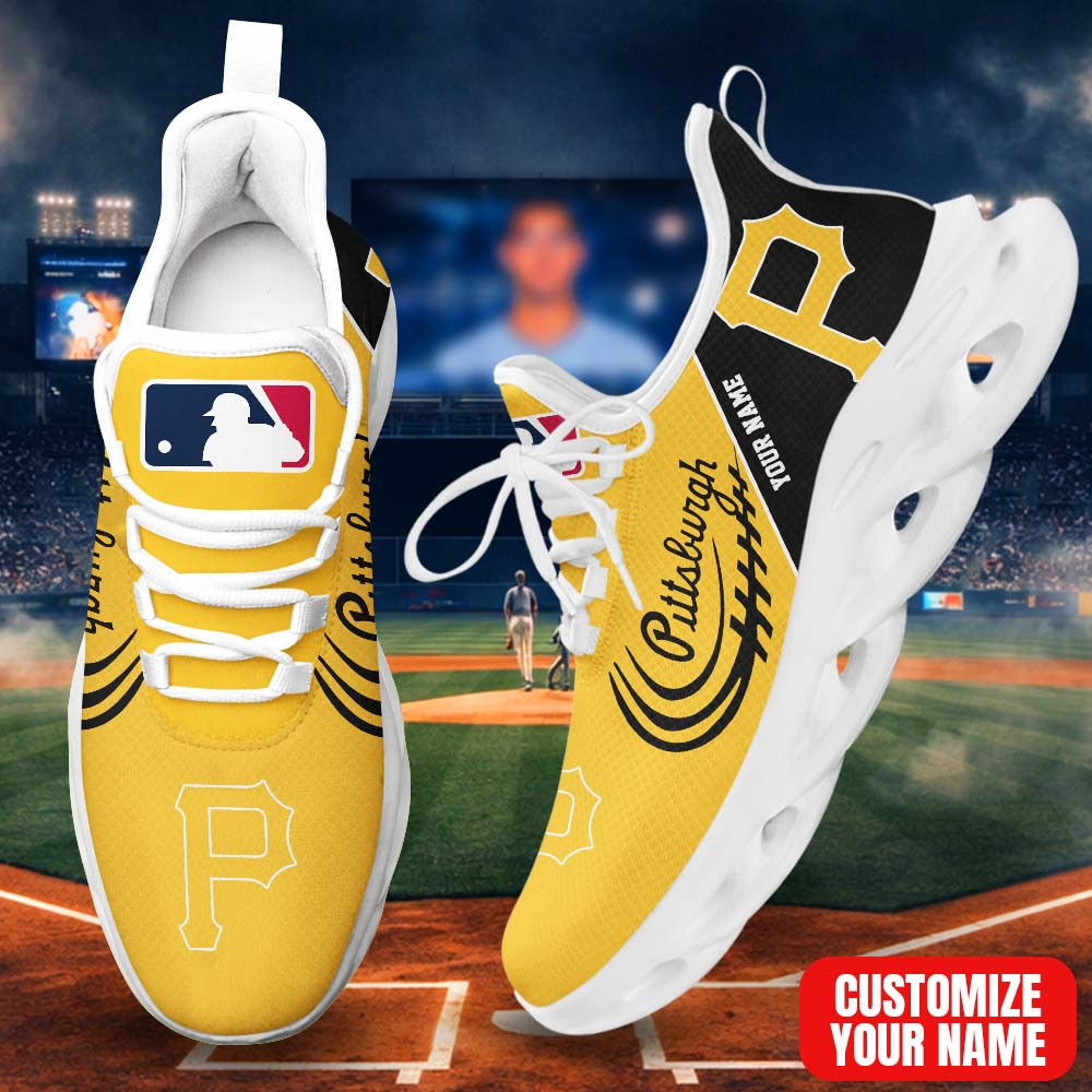 LIMITED EDITION - NEW CUSTOMIZED MLB29 PHP PITTSBURGH PIRATES PREMIUM CLUNKY SNEAKERS