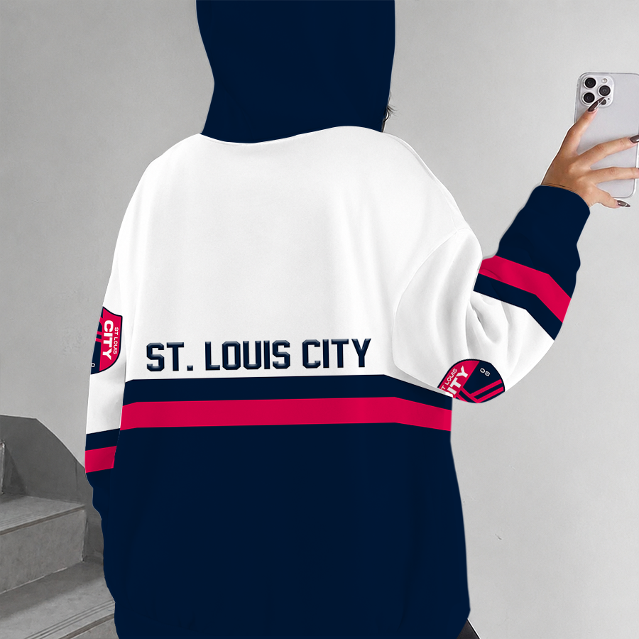 [FAN EXCLUSIVE] NEW CUSTOMIZED MLS29 SLC ST. LOUIS CITY SC ZIP HOODIE